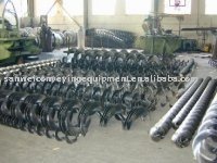 screw flight/helical flight/screw blade/spiral blade/helicoid flight/auger flight