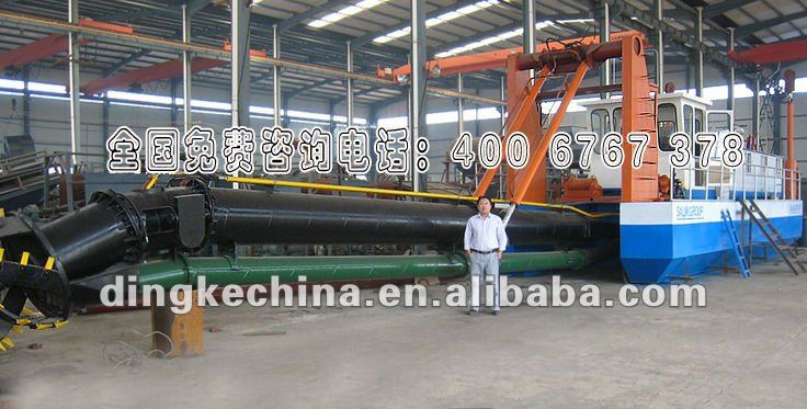 sea 19 inch cutter suction dredge boat