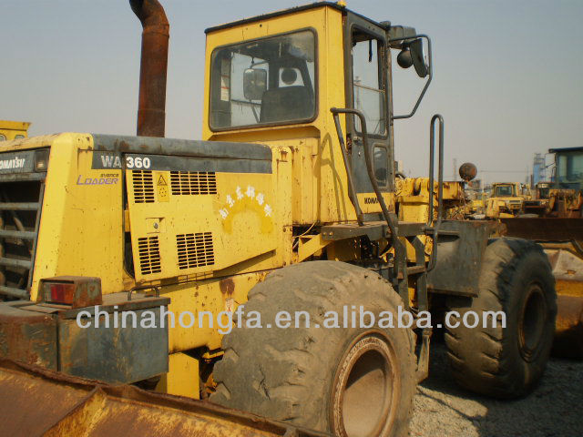 second hand Oringal komatsu 360-3 loader,second hand loder