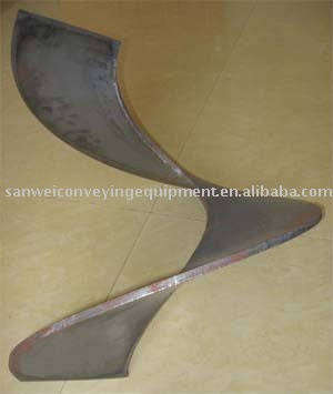 sectional screw flight for piling/harvester/rig/auger