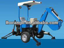 Self Powered Mini Excavator Excavator-Driving Towable Backhoe