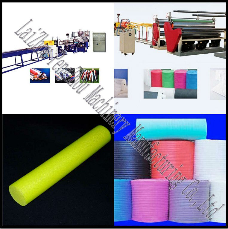 sell at new epe foam tube/rod extrusion line