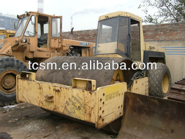 selling second hand construction machinery road roller Bomag BW219