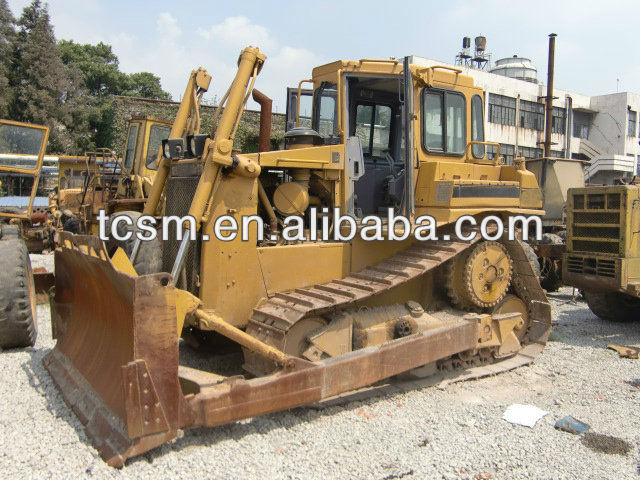 Selling used construction machines Japanese crawler track bulldozers D6H
