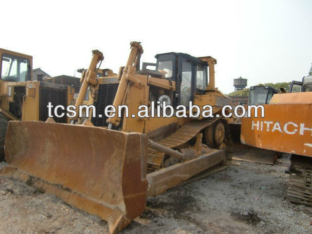 Selling used Japanese crawler track bulldozers D7H
