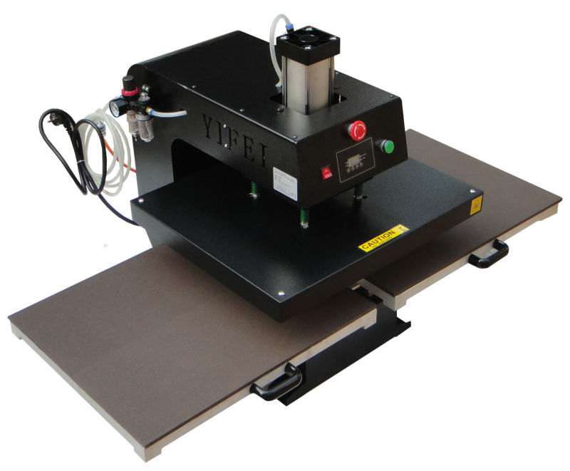 semi-auto pneumatic heat transfer press machine
