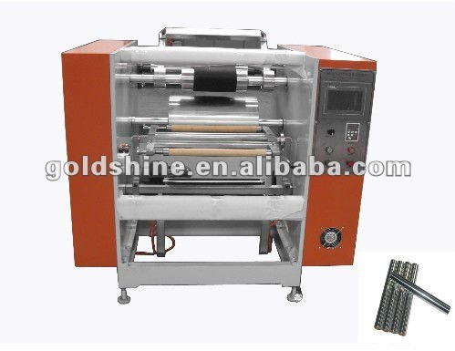 Semi-Automatic aluminum foil roll cutting machine