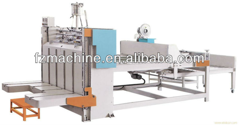 semi automatic carton pasting machine/ glue machine/carton making machine