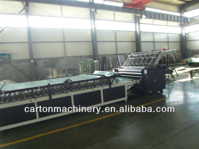 semi-automatic corrugated laminator/ cover corrugated paperboard lamination machine