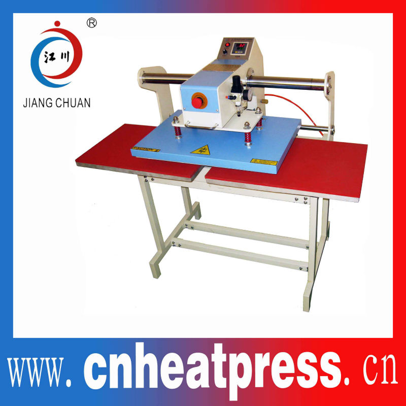 semi-automatic double stations heat press machine T-shirts heat transfer machine