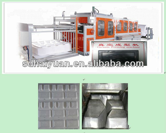 Semi- automatic plastic lunch box machine