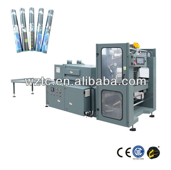 Semi-automatic wallpaper heat shrink wrap machine