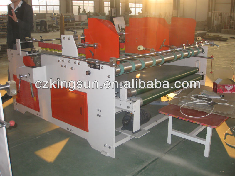 semiautomatic folder gluer machine