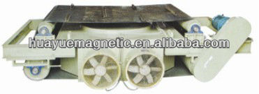 Series RCDC auto cleaning air cooled belt electromagnetic magnetic separator