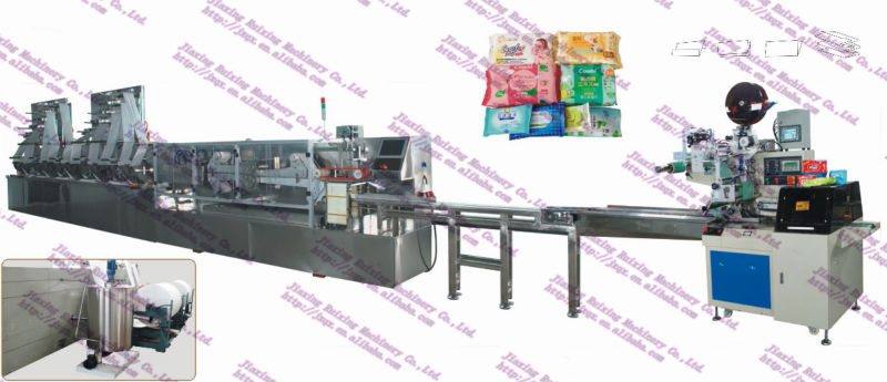 servetele umede brite wipes machine