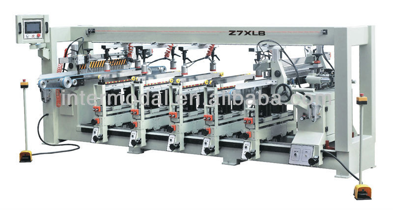 Seven rows multiple spindle drill