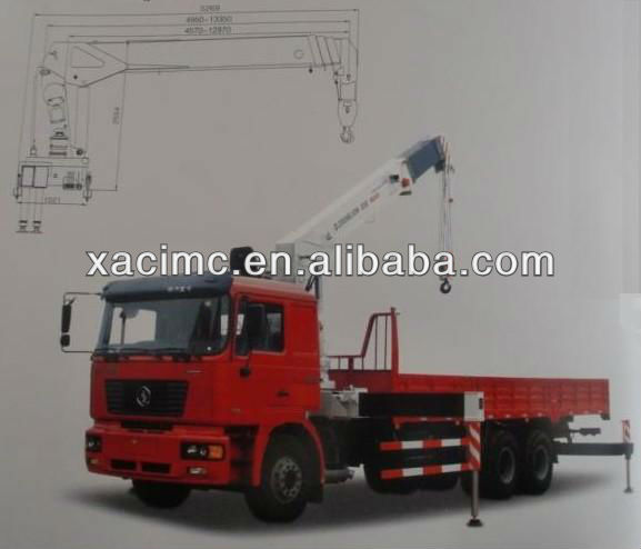 Shacman Delong F2000 mobile crane/truck crane Euro2