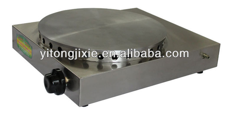 Shandong yitong commercial gas crepe maker (iron surface, 400mm diameter)