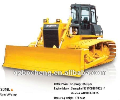 SHANTUI 160hp Extra-Swamp Bulldozer SD16L