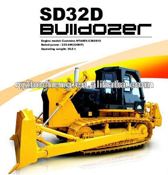 Shantui SD32 Crawler Bulldozer 320HP Bulldozer
