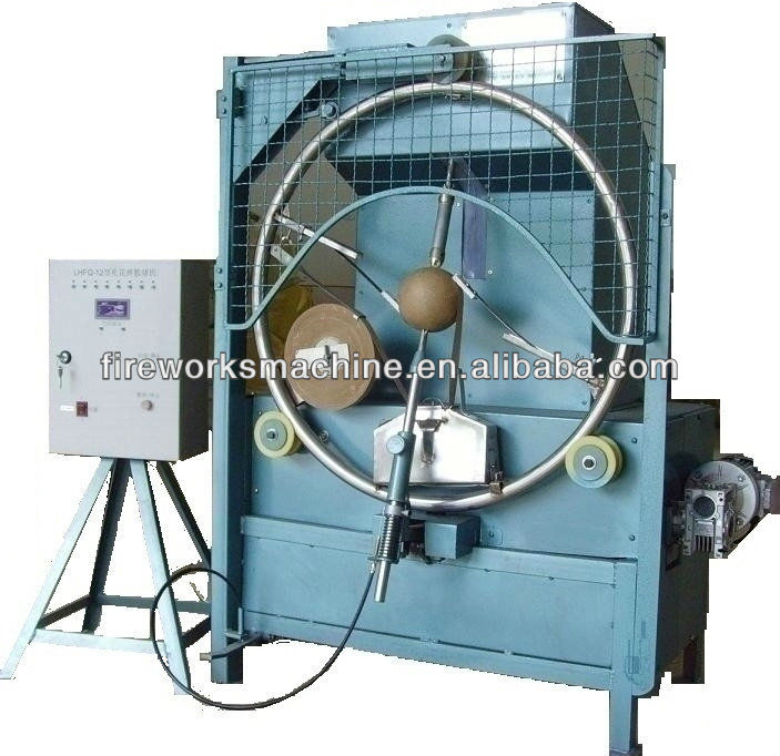 Shell wrapping Machine+tapeing machine for 3 to 8 inch shells+ fireworks machine