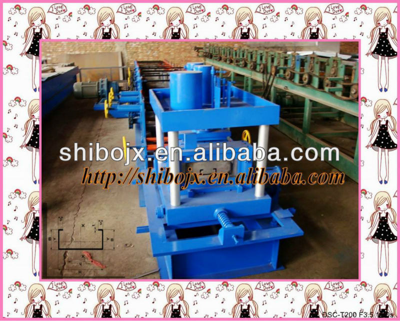 SHIBO C Channel steel purlin forming machine design in China
