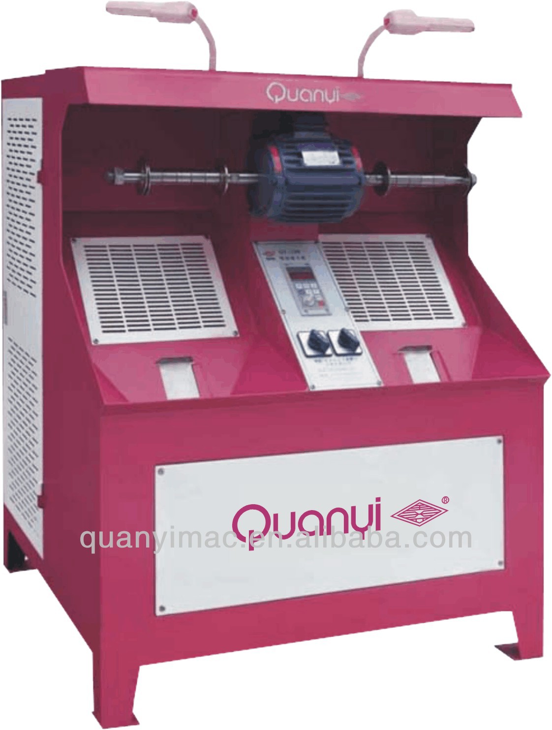 shoe Double Head Dust collect Polishing Machine