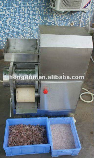 Shrimp peeling machine