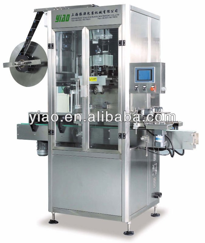 shrink label insert machine