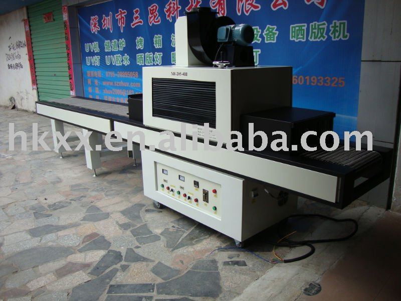 Silk screen uv ink printing curing machine