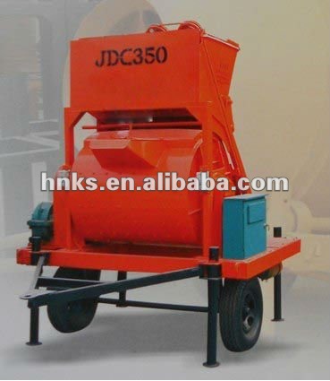 Single axle concrete mixer/Horizontal concrete mixing machine