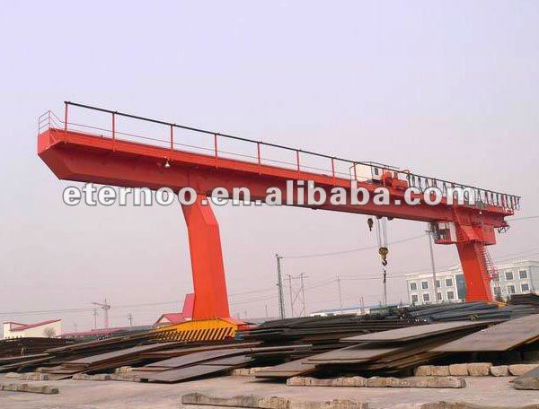 Single beam gantry crane with hook 10t