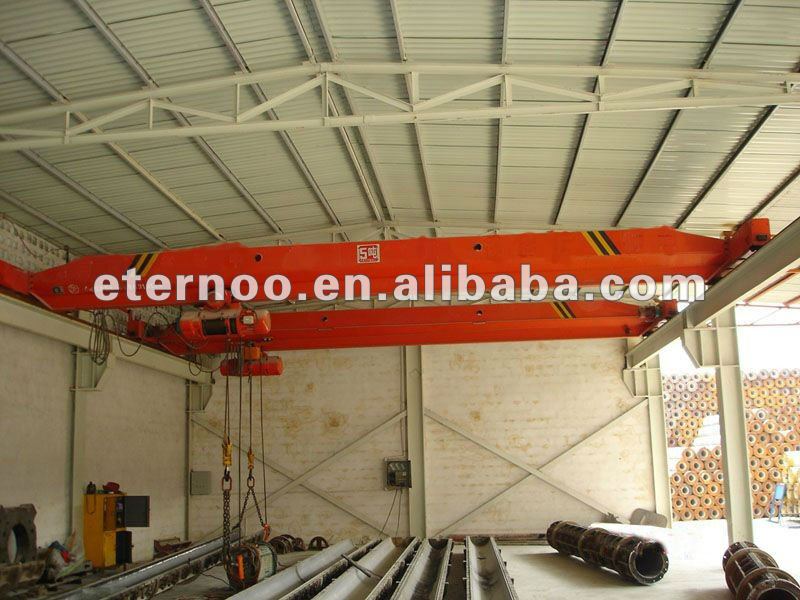 Single beam gantry crane with hook 2t