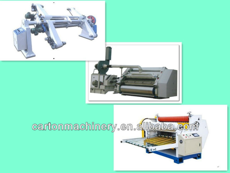 single corrugated production line,corrugated machine