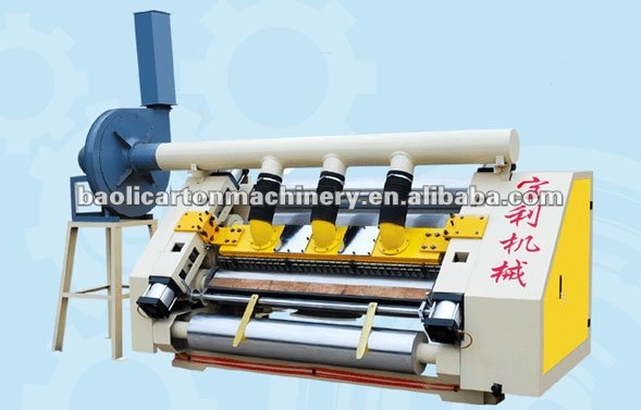 Single Face Paper Corrugated Board Making Machine, single facer corrugated paperboard production line