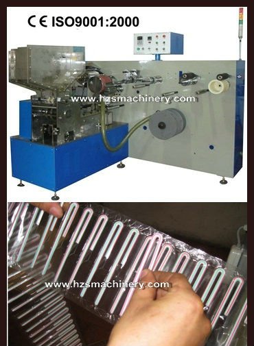 Single Flexible Straw Packing Machine (U Shape)