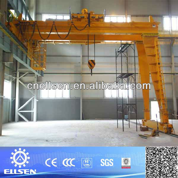 Single girder gantry crane, semi gantry crane for sale