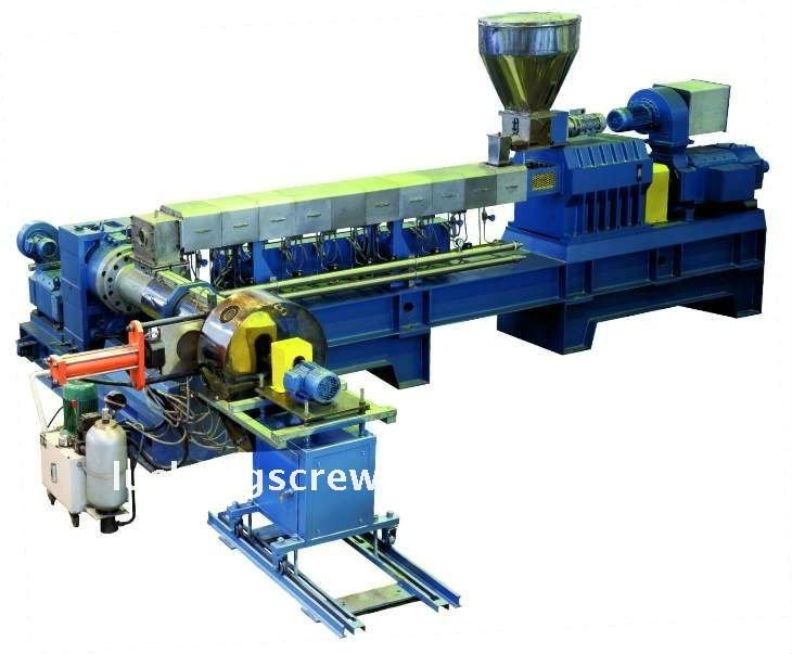 single screw and barrel extruder plastic machine