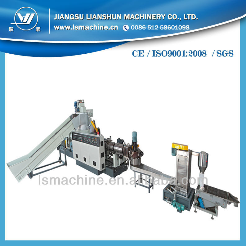 Single stage PE film granulation line