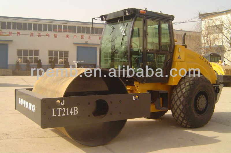 single vibratory rollers,LT214B Single drum dual amplitude vibratory roller for sale