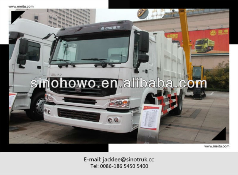 SINOTRUK HOWO 4x2/6x4 10-22 m3 Compact Garbage Trucks For Sale