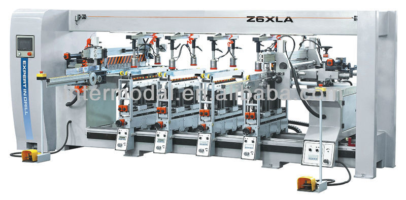 Six-head Thru-feed Boring Machine