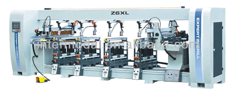 Six-head Thru-feed Boring Machine