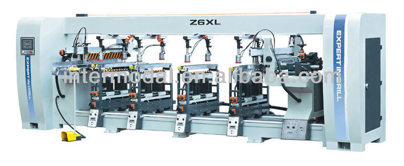 Six lines Thru-feed Boring Machine