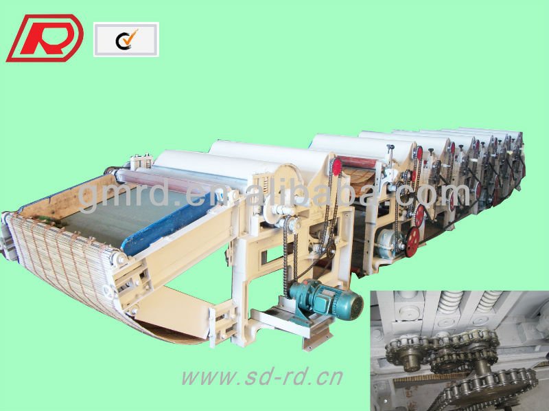 Six-Roller Automatic Back Cotton Machine