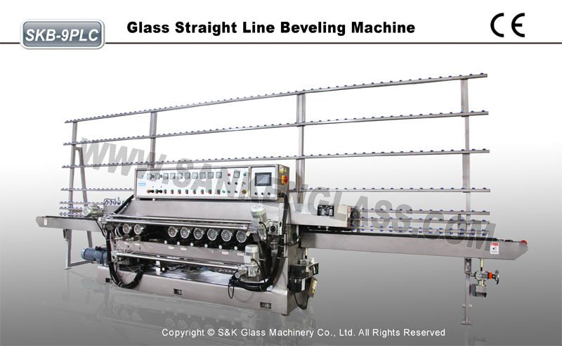 SKB-9 PLC Glass Beveling Machine