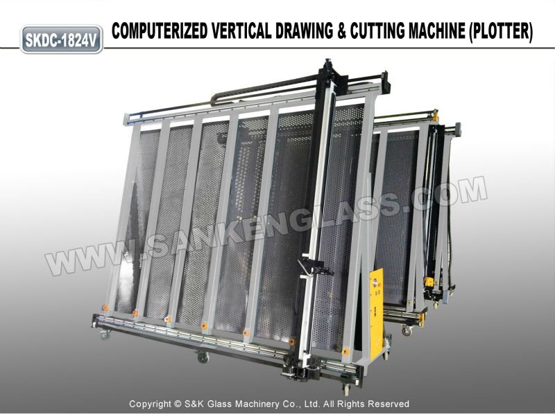 SKDC-1824V Full Automatic Glass Vertical Plotter