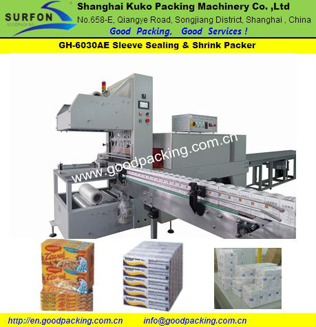 Sleeve Shrink Wrapper For Medicine Boxes,Automatic Wrapping Machine, Heat Shrink Tunnel