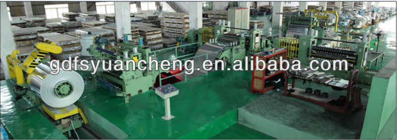 slitting machine for stainless steel