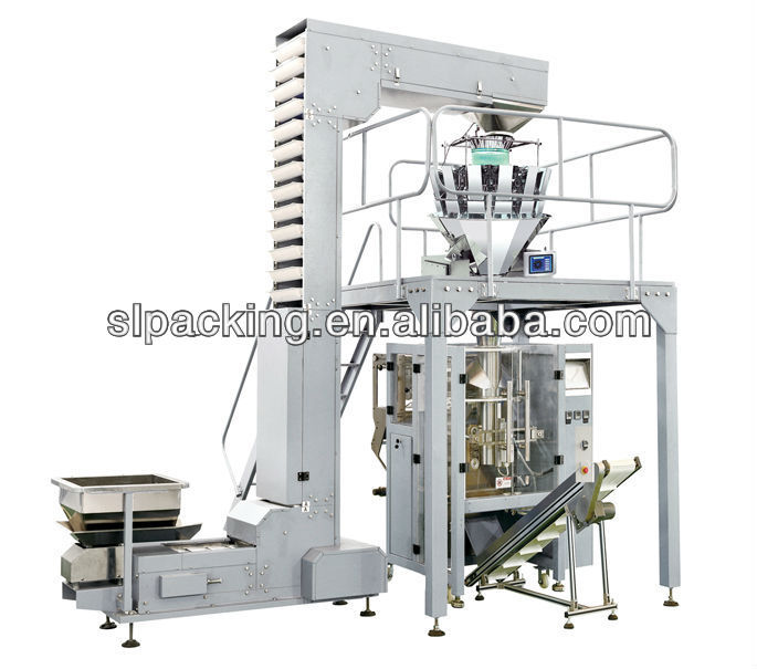 SLIV-520 PM / full automatic vertical quantitative packing machine with multihead weigher